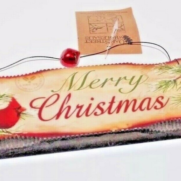 Wood Plaque Hanging Sign Oak Street NWT - Picture 1 of 5